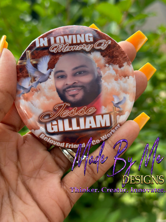 Memorial Buttons ***MINIMUM OF 12 ***