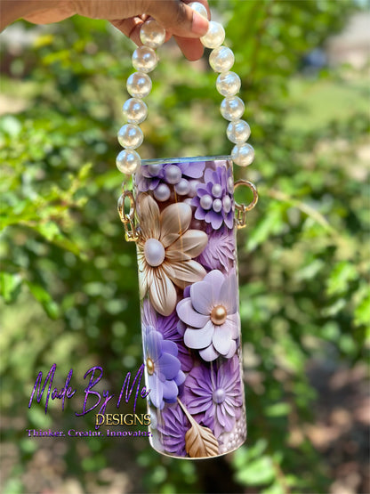 Lilacs and Pearls 20oz Tumbler