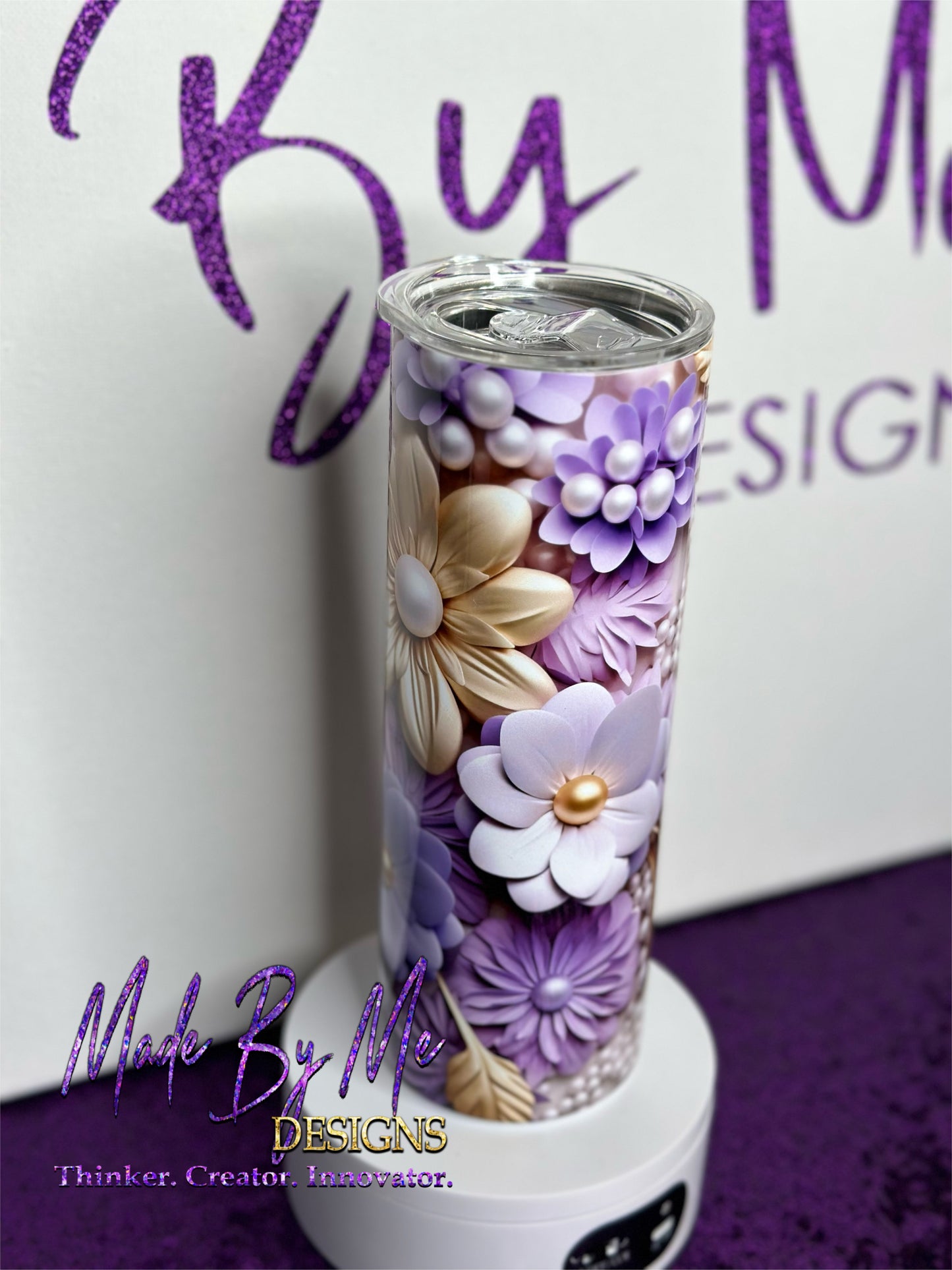 Lilacs and Pearls 20oz Tumbler