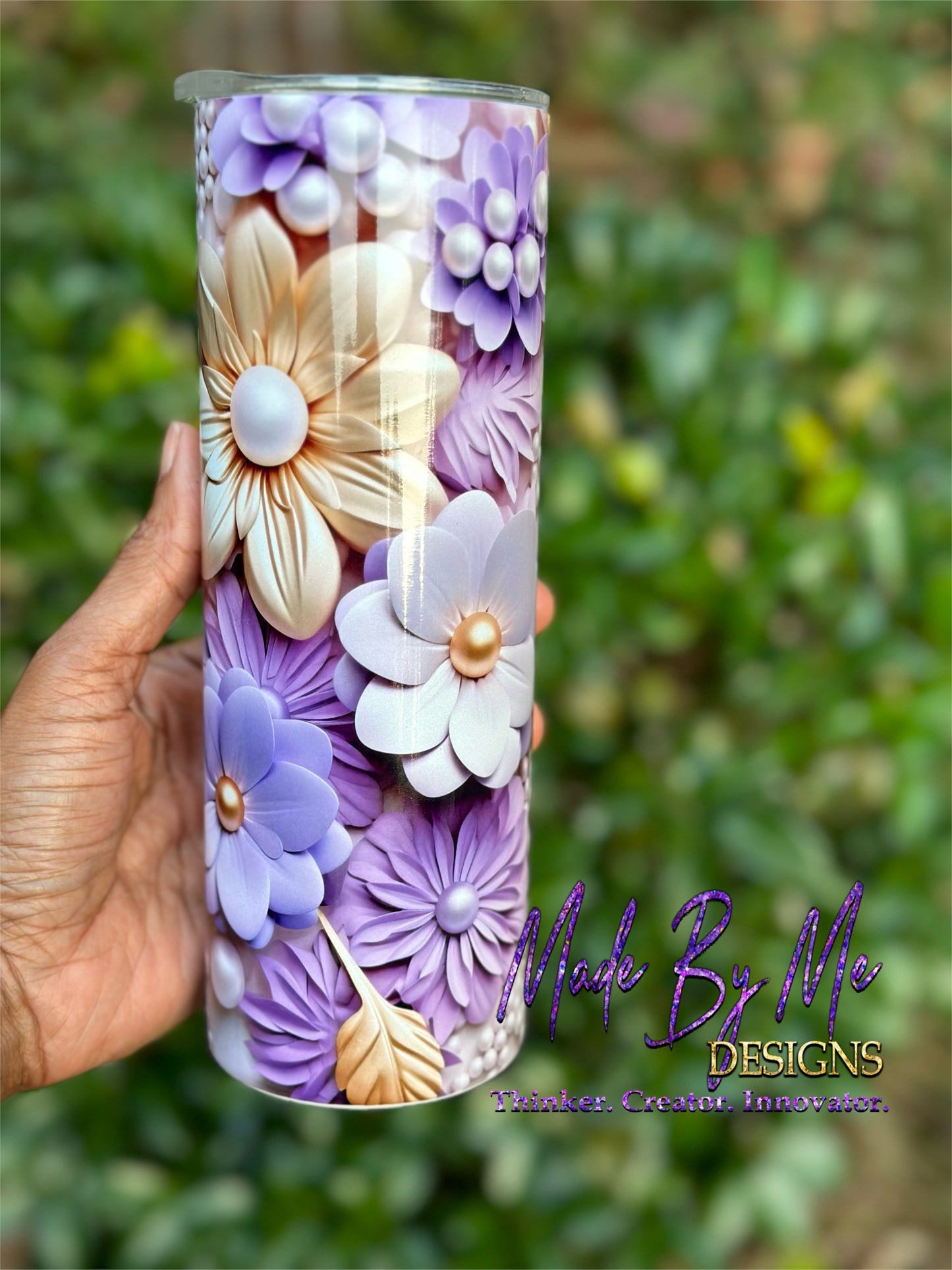 Lilacs and Pearls 20oz Tumbler