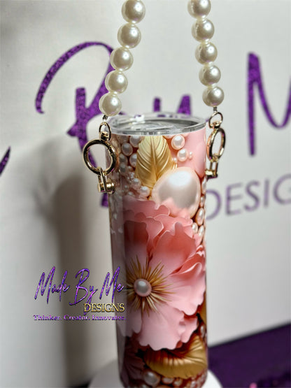 Flowers and Pearls 20oz Tumbler